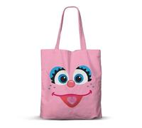 Karactermania Sesamstraße Abby Cadabby Face-FAN Shopping Einkaufstasche, Rosa, 33 x 40 cm