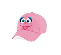 KARACTERMANIA Unisex Kinder Sesamstraße Cap Kinder Kappe Gesicht (1 Stück), Rose, Eine Größe, Kinderkappe