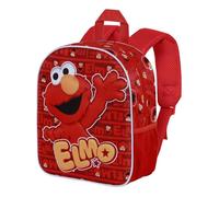 Karactermania Sesamstraße Elmo Happy-Elite 3D Rucksack, Rot, 25 x 30 cm, Kapazität 7 L