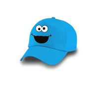 KARACTERMANIA Unisex Kinder Sesamstraße Cap Kinder Kappe Gesicht (1 Stück), blau, Eine Größe, Kinderkappe