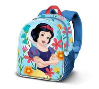 Disney Schneewittchen Flowers-Elite 3D Rucksack, Blau, 25 x 30 cm, Kapazität 7 L