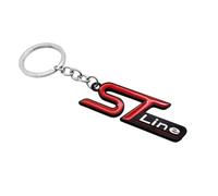 KardoL Auto Schlüsselanhänger Metall Kompatibel mit für Ford ST Line Fiesta Focus Mondeo Ecosport Kuga Puma Edge 2024 - Geschenk für Männer Frauen Autozubehör,S-E