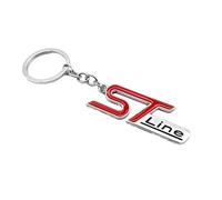 KardoL Auto Schlüsselanhänger Metall Kompatibel mit für Ford ST Line Fiesta Focus Mondeo Ecosport Kuga Puma Edge 2024 - Geschenk für Männer Frauen Autozubehör,S-I