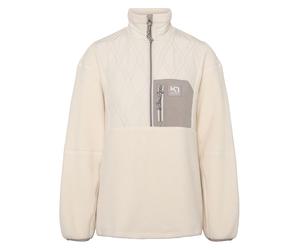 KARI TRAA Fleecepullover "Rothe" in Beige - Größe XS | Damenpullover