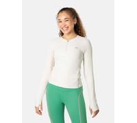 KARI TRAA Funktionslongsleeve "Linnea" in Creme - Größe L | Damen Outdoor Tops Shirts