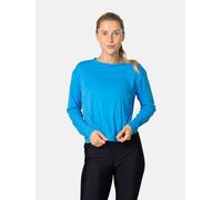 KARI TRAA Funktionslongsleeve "Una" in Blau - Größe S | Damen Outdoor Tops Shirts