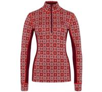 KARI TRAA ROSE H/Z Damen Merinoshirt, rot, größe M