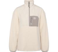 KARI TRAA Fleecepullover "Rothe" in Beige - Größe M | Damenpullover