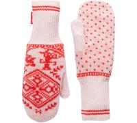 Kari Traa Saga Knit Damen Fäustlinge rot Größe L Lifestyle Atmungsaktiv Merinowolle