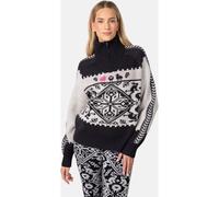 Kari Traa Saga Knit, Pullover, Damen, schwarz/weiß 40(L)