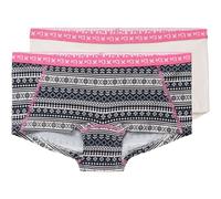 KARI TRAA 2er-Set: Pantys in Schwarz - Größe XL | Damen Unterteile