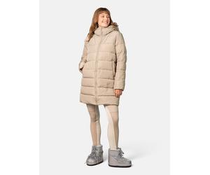 KARI TRAA Wintermantel "Linn" in Taupe - Größe XL | Damenjacken