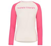 Kari Traa - Women's Ella L/S - Funktionsshirt, Gr. M, weiß/rosa (Bubblegum)