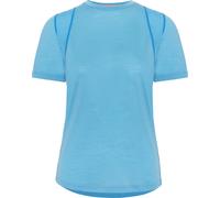 KARI TRAA Trainingsshirt "Embla" in Hellblau - Größe L | Damen Outdoor Tops Shirts