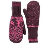 Kari Traa Women's Saga Knit Mittens Cocoa Powder 8