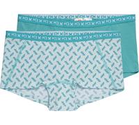 Kari Traa - Women's Tina Hipster 2-Pack - Alltagsunterwäsche, Gr. M, türkis (Aquatic)