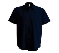 Kariban Herren Popeline Hemd 'Ace' kurzarm K551 navy 6XL