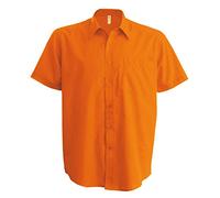 Kariban Ace - Herren-Kurzarmhemd - Orange, XS, Herren