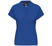 Kariban Cotton Classics-20.K242 Damen Piqué Polo Gr. 3XL light royal blue
