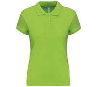 Kariban Cotton Classics-20.K242 Damen Piqué Polo Gr. L lime