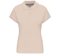 Kariban Cotton Classics-20.K242 Damen Piqué Polo Gr. M light sand