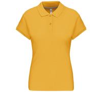 Kariban Cotton Classics-20.K242 Damen Piqué Polo Gr. M yellow
