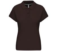Kariban Cotton Classics-20.K242 Damen Piqué Polo Gr. S chocolate