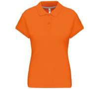 Kariban Cotton Classics-20.K242 Damen Piqué Polo Gr. S orange