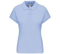 Kariban Cotton Classics-20.K242 Damen Piqué Polo Gr. XL sky blue