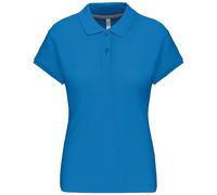 Kariban Damen Piqué Polo K242 tropical blue XL