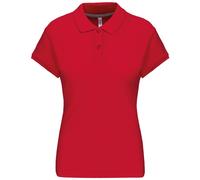 Kariban Cotton Classics-20.K242 Damen Piqué Polo Gr. XXL red