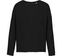 Kariban Damen Oversize Sweater Sweatshirt K471 black S/M
