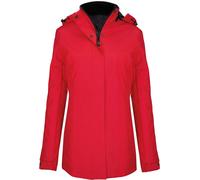 Kariban Damen Parka Winter-Jacke K6108 red 3XL