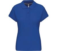 Kariban Damen Piqué Polo K242 light royal blue XL