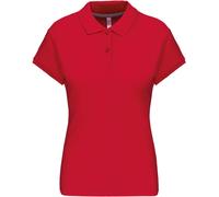 Kariban Damen Piqué Polo K242 red S