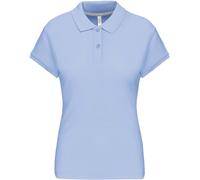 Kariban Damen Piqué Polo K242 sky blue S