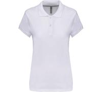Kariban Damen Piqué Polo K242 white L