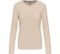 Kariban Damen T-Shirt langarm K383 light sand S