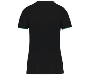 Kariban Damen Workwear T-Shirt Day-to-Day 20.3021 Gr. 2XL black/kelly green