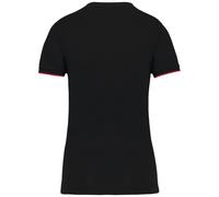 Kariban Damen Workwear T-Shirt Day-to-Day 20.3021 Gr. L black/red