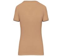 Kariban Damen Workwear T-Shirt Day-to-Day 20.3021 Gr. XL camel/black