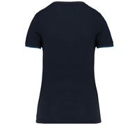 Kariban Damen Workwear T-Shirt Day-to-Day 20.3021 Gr. XL navy/light royal blue