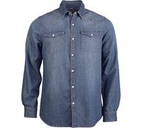 Kariban Herren Langarm Denim Hemd (XL) (Blue Jean)