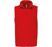 Kariban Herren Microfleece Gilet 'Luca' Bodywarmer K913 red S