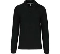 Kariban Herren Piqué Polo langarm K243 black XXL