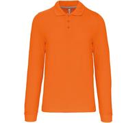 Kariban Herren Piqué Polo langarm K243 orange XXL