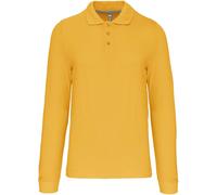 Kariban Herren Piqué Polo langarm K243 yellow L