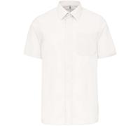 Kariban Herren Popeline Hemd 'Ace' kurzarm K551 white XXL