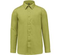 Kariban Herren Popeline Hemd 'Jofrey' langarm K545 burnt lime S