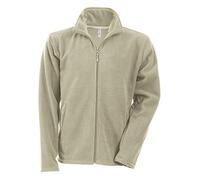Kariban Herren Sweatjacke Micro Fleece Full Zip Beige XL
